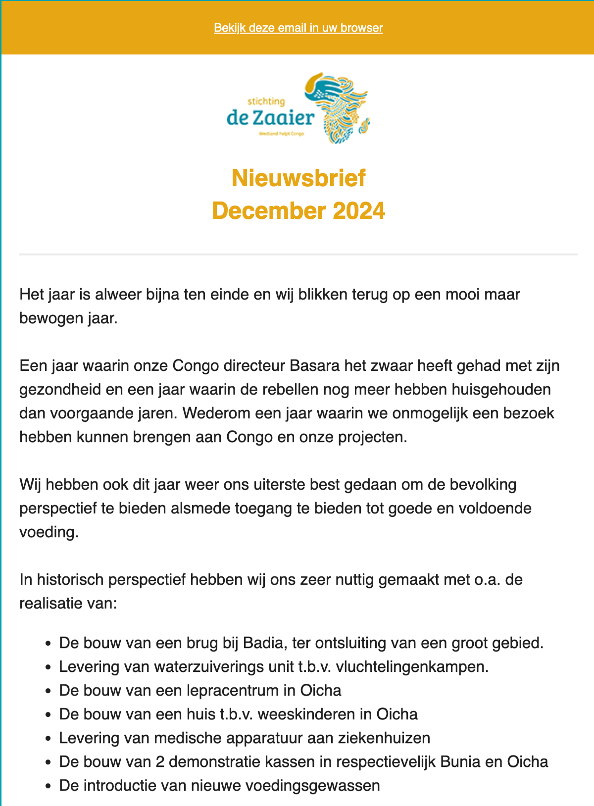 Stichting de Zaaier - Nieuwsbrief september 2021