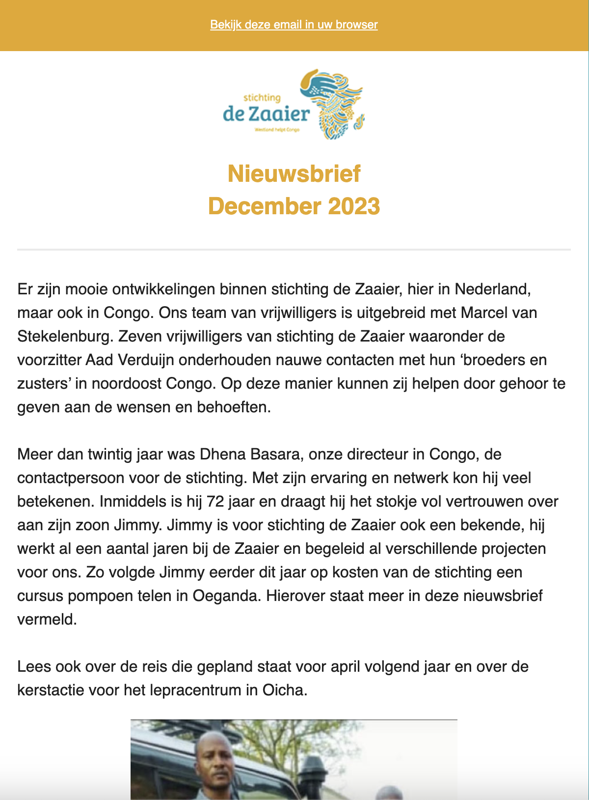 Stichting de Zaaier - Nieuwsbrief April 2022